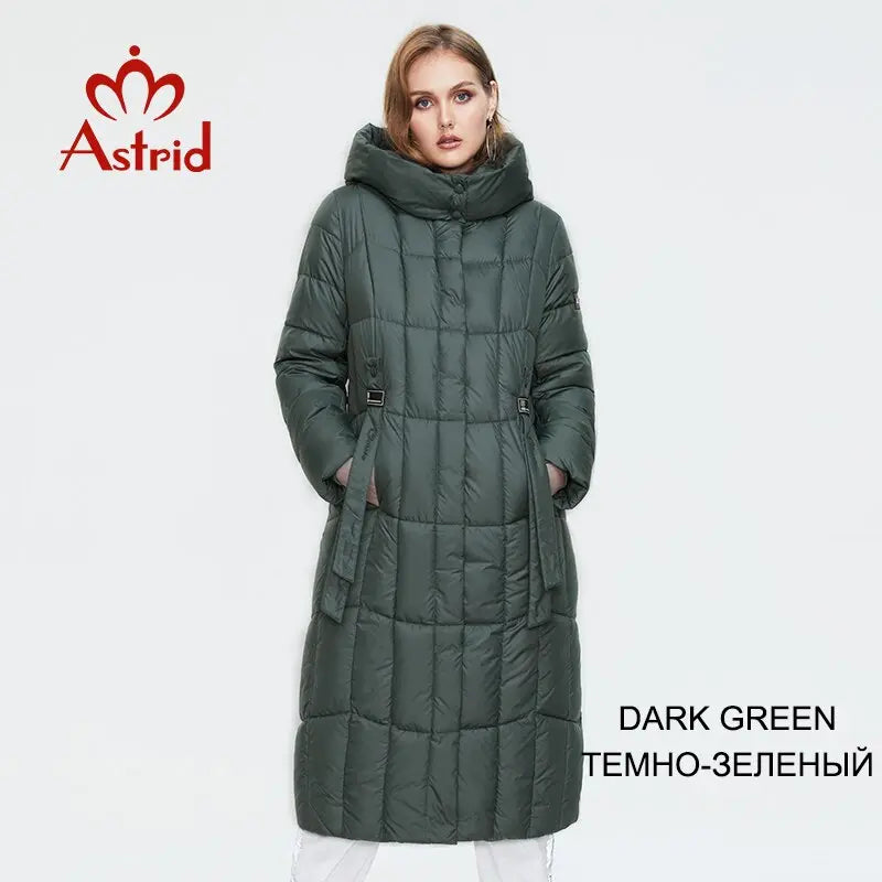 Astrid New Winter Women's Coat Fashion Thick Jacket Hooded Large Sizes Female Clothing - Image