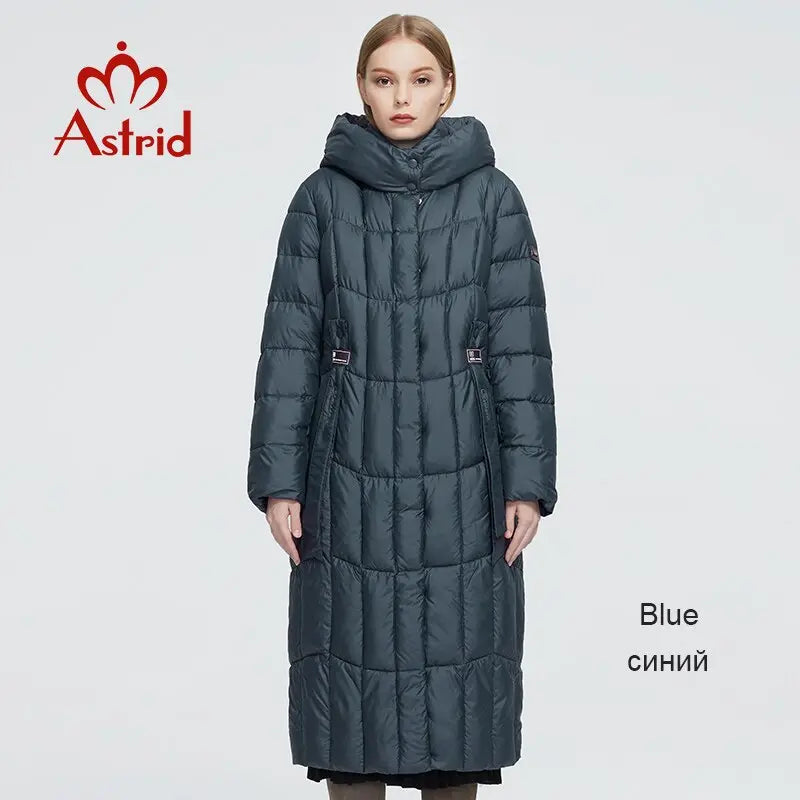 Astrid New Winter Women's Coat Fashion Thick Jacket Hooded Large Sizes Female Clothing - Image