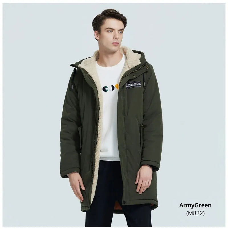 ICEbear 2022 New Men Winter Jacket stylish Coat Windproof and Warm Brand Clothing MWC20887D - Starttech Online Market