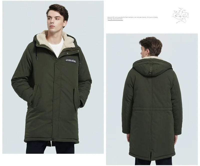 ICEbear 2022 New Men Winter Jacket stylish Coat Windproof and Warm Brand Clothing MWC20887D - Starttech Online Market