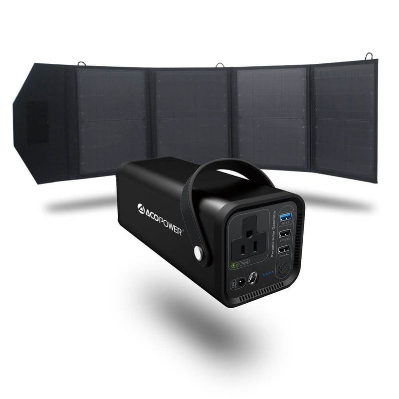 ACOPOWER 154Wh Generator and 50W Portable Solar Panel - Starttech Online Market