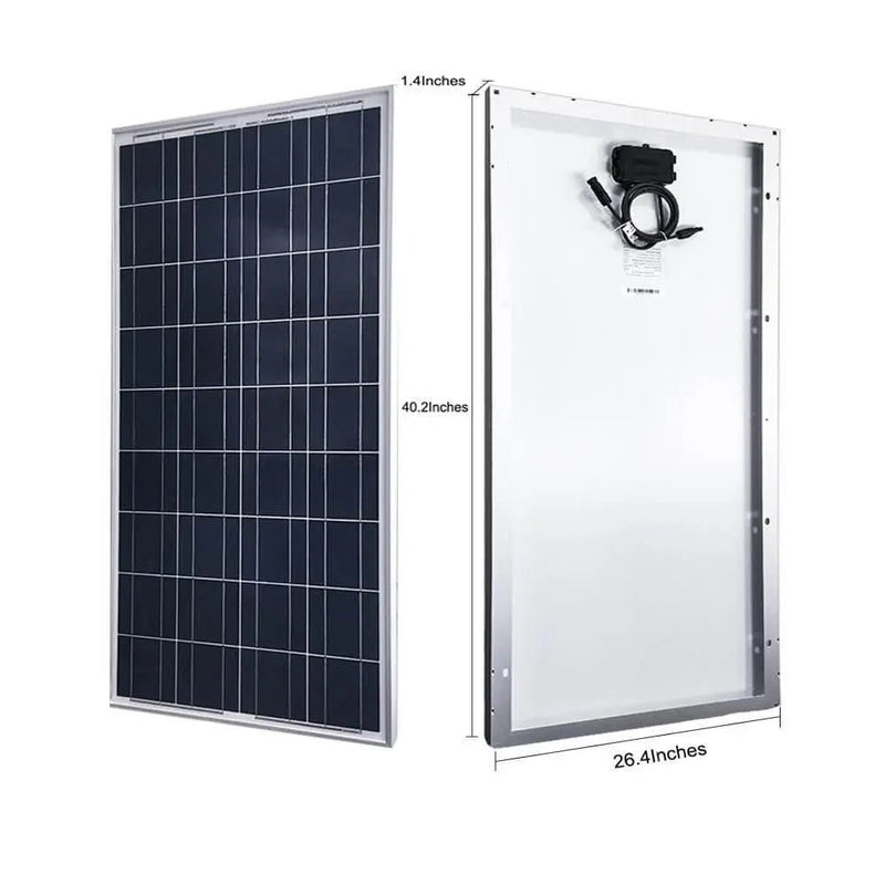 ACOPOWER 200W 12V Poly Solar RV Kits, 30A MPPT Charge Controller - Starttech Online Market