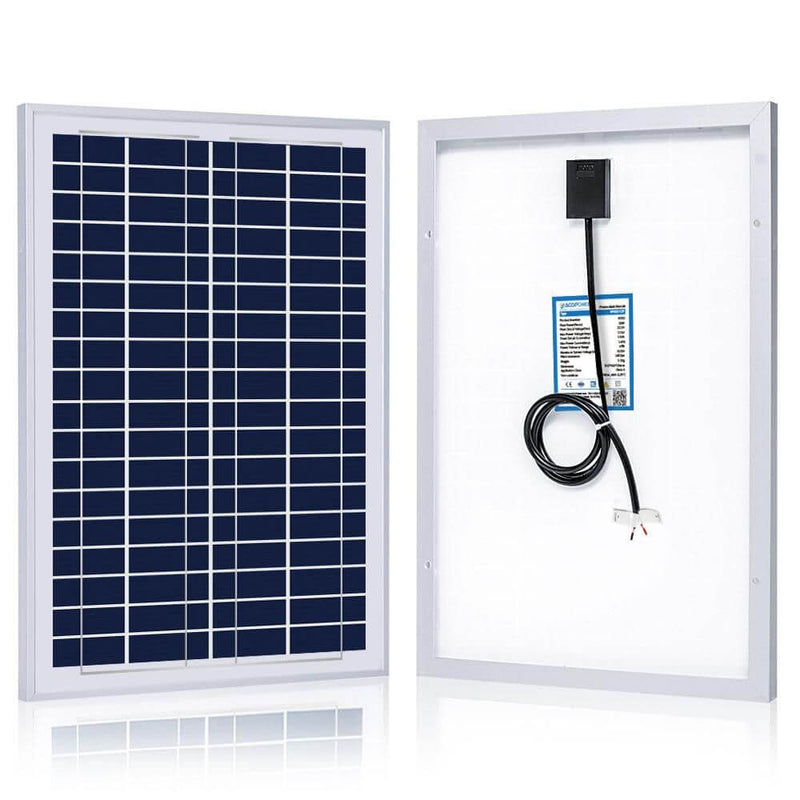 ACOPOWER 25 Watts Poly Solar Panel, 12V - Starttech Online Market