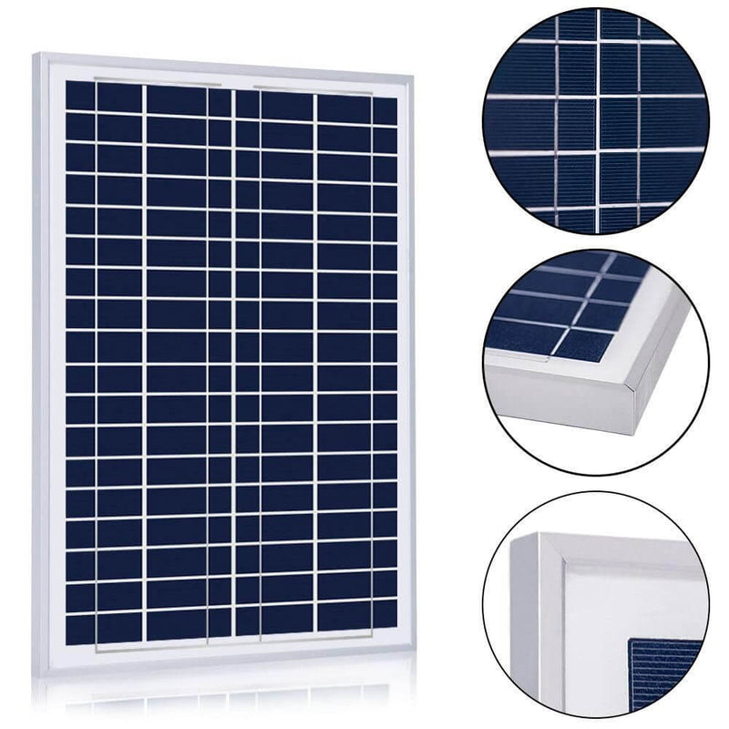 ACOPOWER 25 Watts Poly Solar Panel, 12V - Starttech Online Market