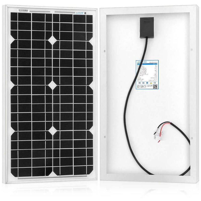 ACOPOWER 30 Watts Mono Solar Panel, 12V - Starttech Online Market