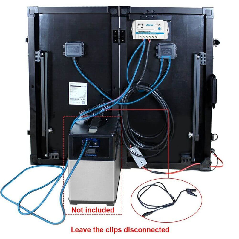 ACOPOWER 60W Foldable Solar Panel Kit with 10A Charge Controller - Starttech Online Market