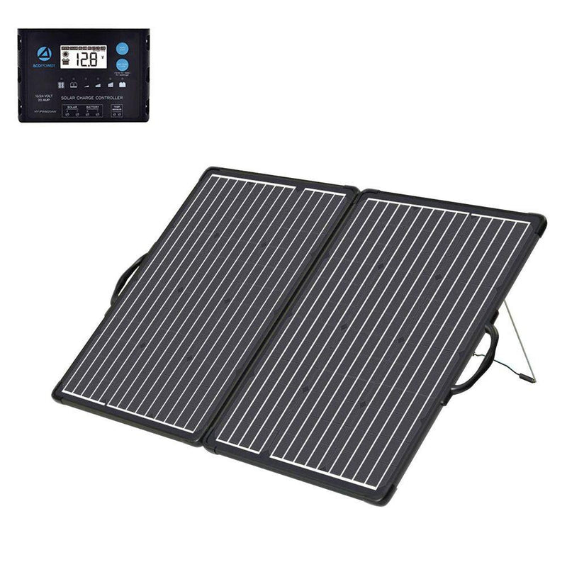 ACOPOWER PLK 100W Portable Solar Panel Kit Lightweight Briefcase - Starttech Online Market