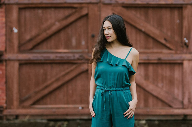 Amelia Jumpsuit | Emerald - Starttech Online Market