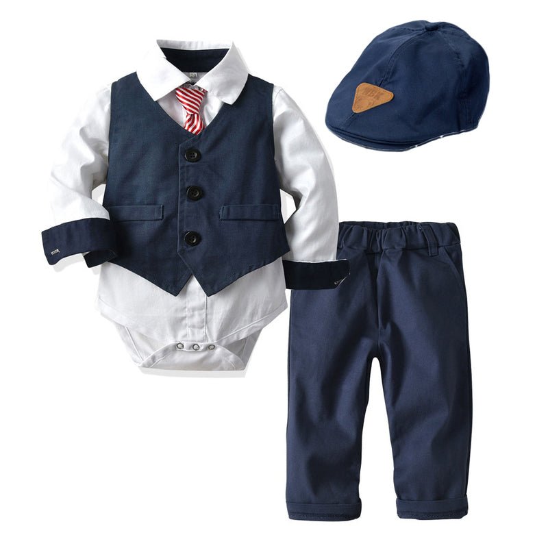 Baby Boy Gentleman Romper - Starttech Online Market