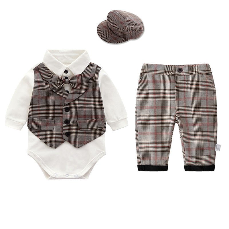 Boys Gentleman English Vest Pants Suit Dress - Starttech Online Market