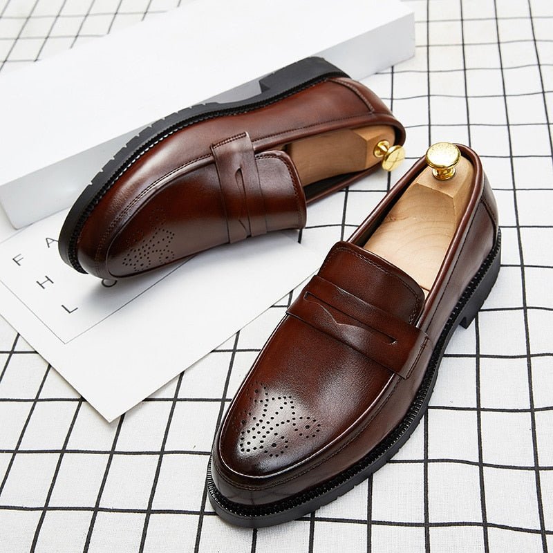 British business men's formal leather shoes - Starttech Online Market