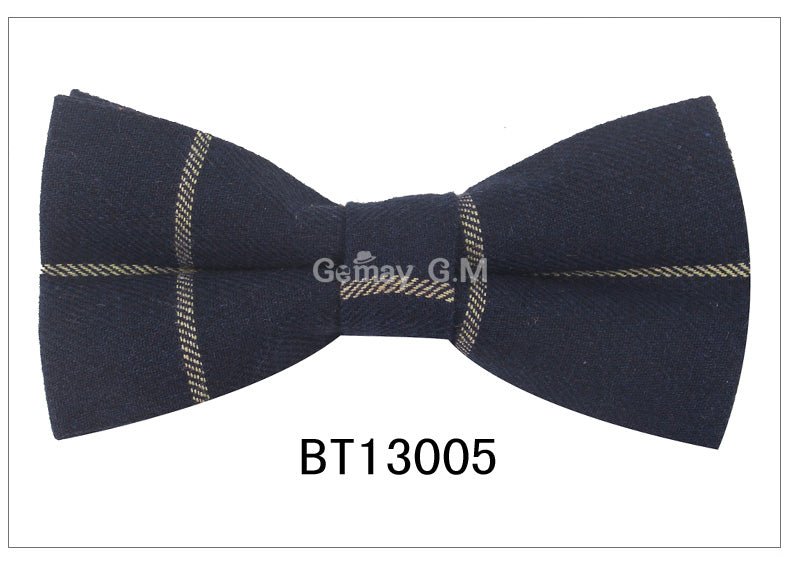 British fashion gentleman double bow tie - Starttech Online Market