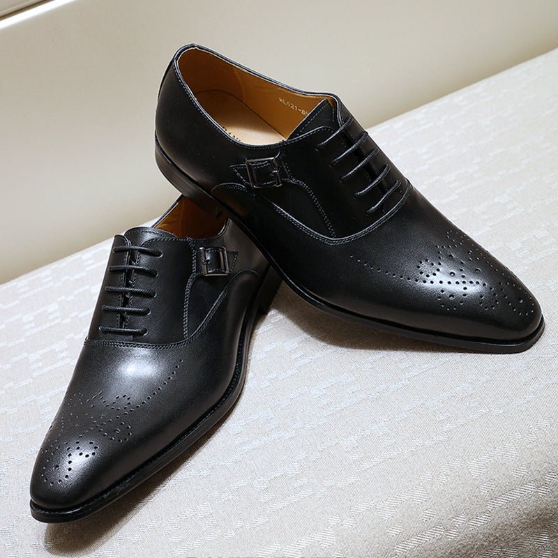 Business Oxford Shoes Formal Dress High-End Casual Shoes Men's Shoes - Starttech Online Market