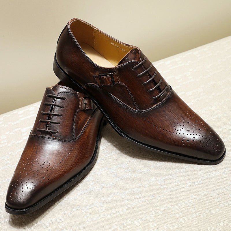 Business Oxford Shoes Formal Dress High-End Casual Shoes Men's Shoes - Starttech Online Market