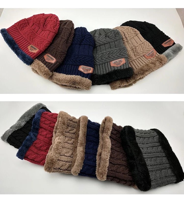 Children's hat wool and fleece baby autumn and winter ear protection warm hat scarf two sets of men and girls scarf fashion - Starttech Online Market