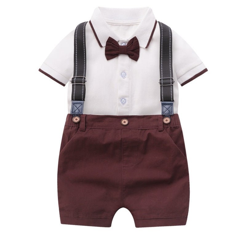 Children's suit summer baby gentleman suit - Starttech Online Market