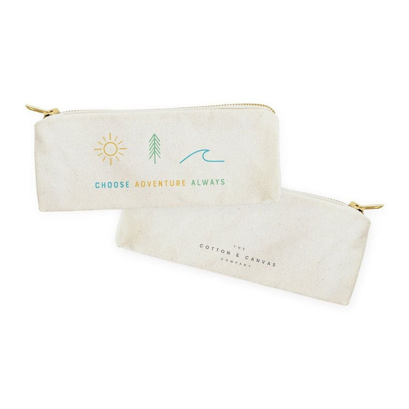 Choose Adventure Always Canvas Pencil Case and Travel Pouch - Starttech Online Market