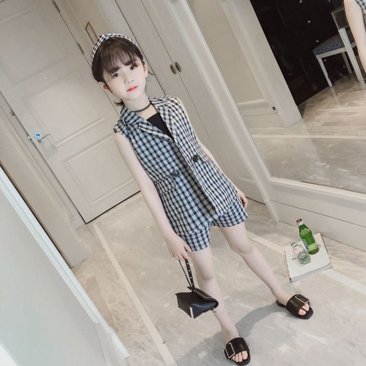 CUHK Kids Summer Korean Style Fashionable Three-Piece Set - Starttech Online Market