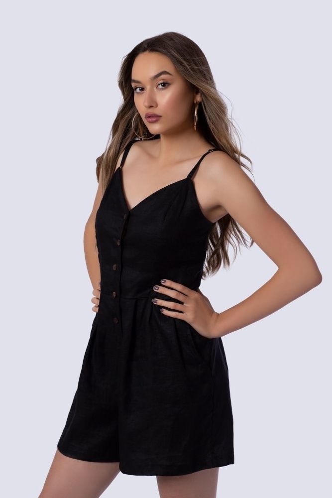 Delphine Romper | Black - Starttech Online Market