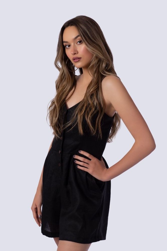 Delphine Romper | Black - Starttech Online Market