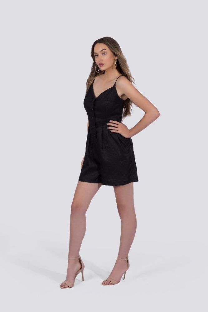 Delphine Romper | Black - Starttech Online Market