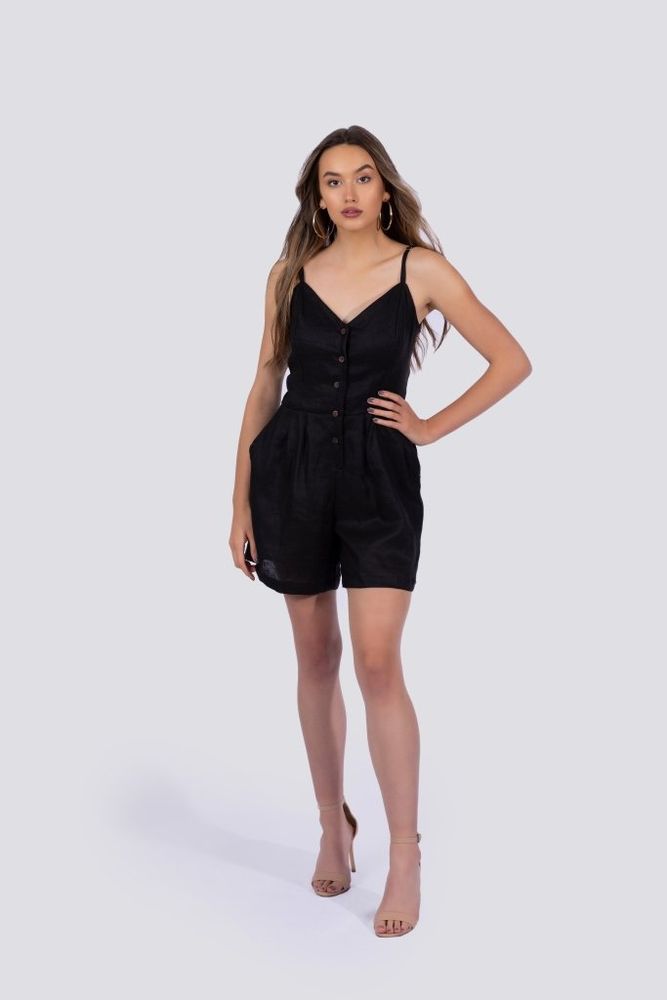 Delphine Romper | Black - Starttech Online Market