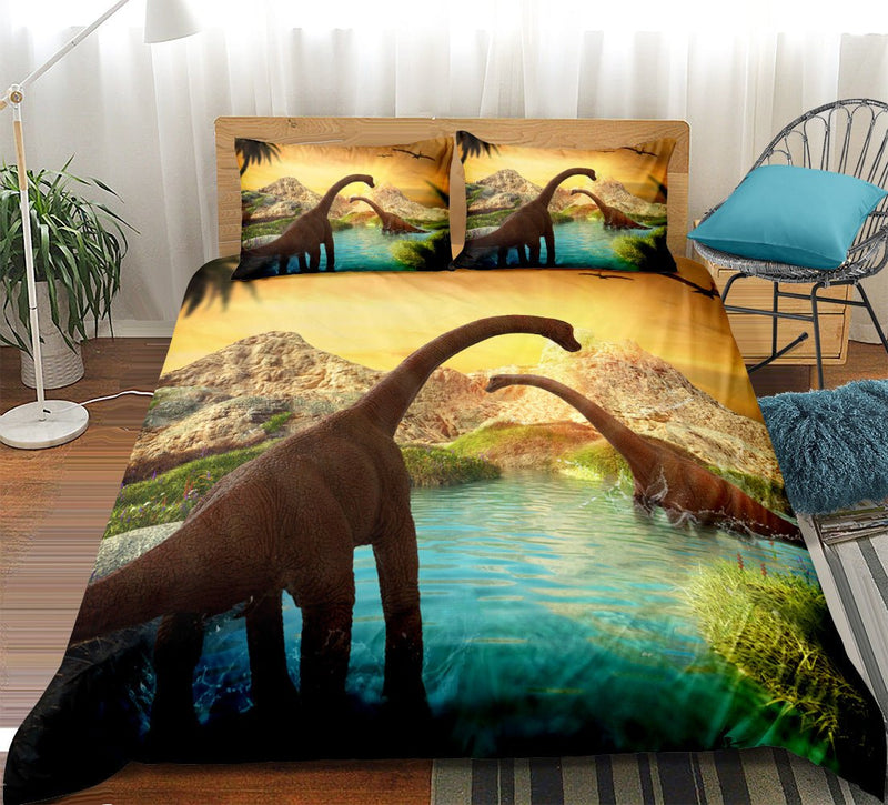 Dinosaur 3D Home Textile Jurassic Three Or Four Piece Set - Starttech Online Market