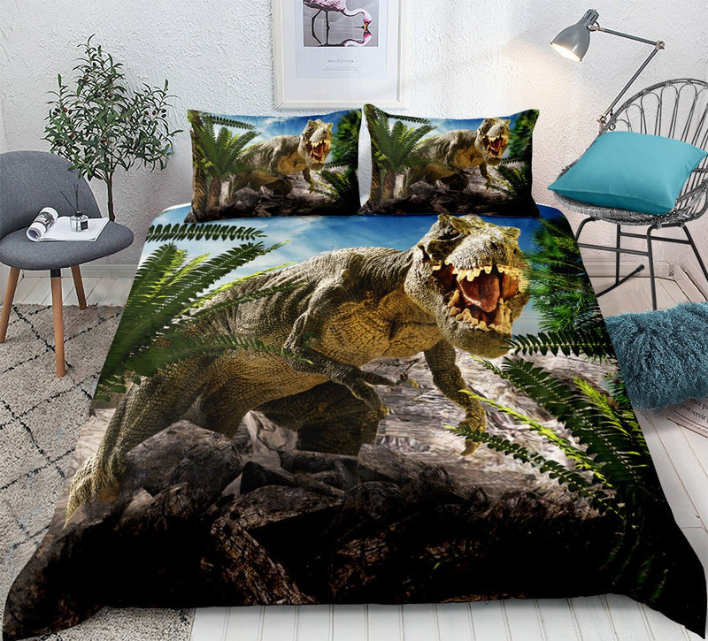 Dinosaur 3D Home Textile Jurassic Three Or Four Piece Set - Starttech Online Market