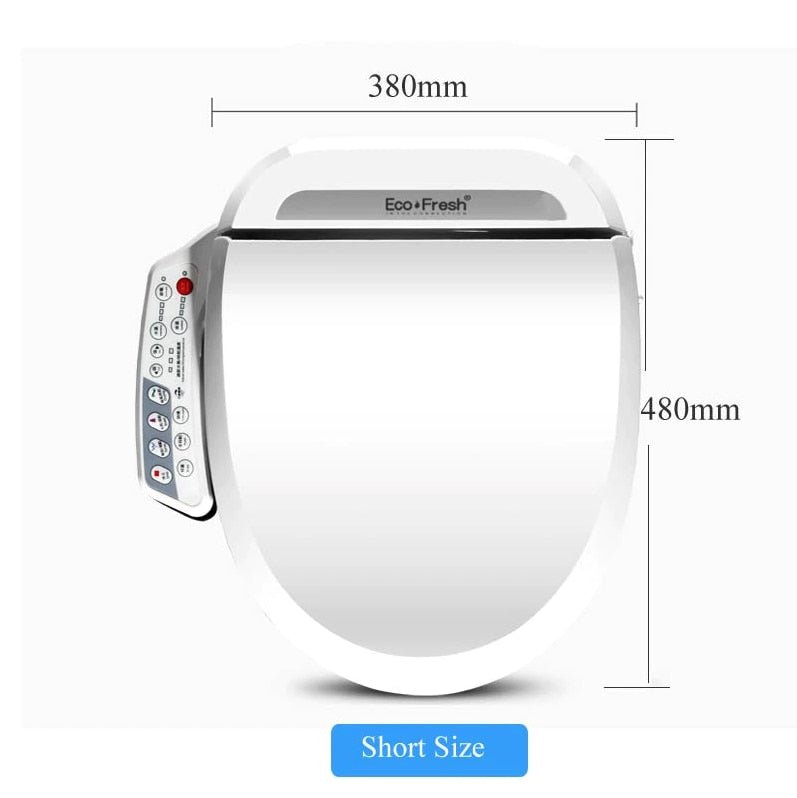 Ecofresh smart toilet seat cover electronic bidet cover clean dry seat heating wc intelligent toilet seat cover child seat - Starttech Online Market