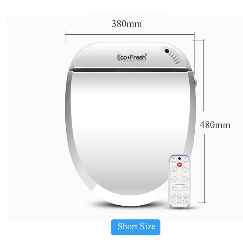 Ecofresh smart toilet seat cover electronic bidet cover clean dry seat heating wc intelligent toilet seat cover child seat - Starttech Online Market