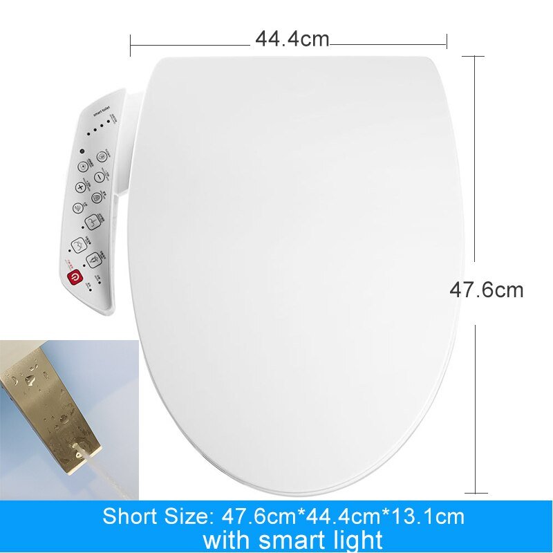 Ecofresh smart toilet seat cover electronic bidet cover clean dry seat heating wc intelligent toilet seat cover child seat - Starttech Online Market