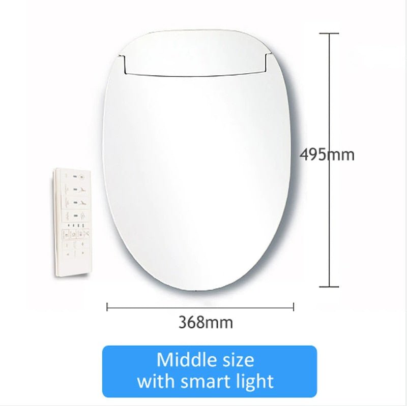 Ecofresh smart toilet seat cover electronic bidet cover clean dry seat heating wc intelligent toilet seat cover child seat - Starttech Online Market