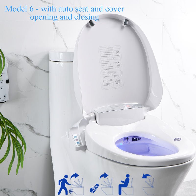 Ecofresh smart toilet seat cover electronic bidet cover clean dry seat heating wc intelligent toilet seat cover child seat - Starttech Online Market