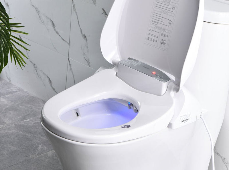 Ecofresh smart toilet seat cover electronic bidet cover clean dry seat heating wc intelligent toilet seat cover child seat - Starttech Online Market