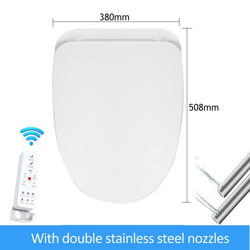 Ecofresh smart toilet seat cover electronic bidet cover clean dry seat heating wc intelligent toilet seat cover child seat - Starttech Online Market