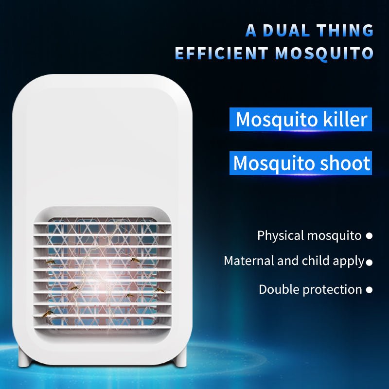 Efficient Photocatalyst Household Mosquito Killer Lamp 2in1 LED Mosquito Racket USB Creative Mosquito Trap Artifact Bug Zapper - Starttech Online Market