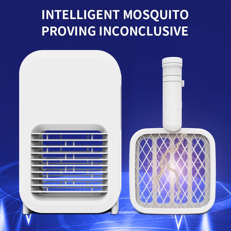 Efficient Photocatalyst Household Mosquito Killer Lamp 2in1 LED Mosquito Racket USB Creative Mosquito Trap Artifact Bug Zapper - Starttech Online Market