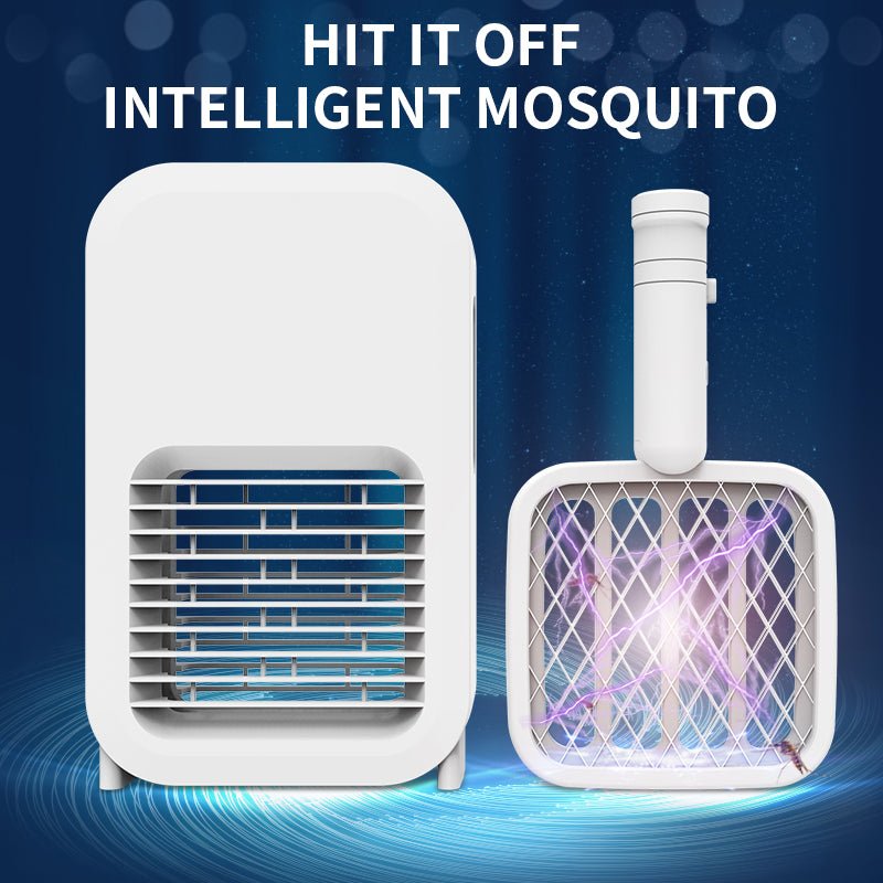 Efficient Photocatalyst Household Mosquito Killer Lamp 2in1 LED Mosquito Racket USB Creative Mosquito Trap Artifact Bug Zapper - Starttech Online Market