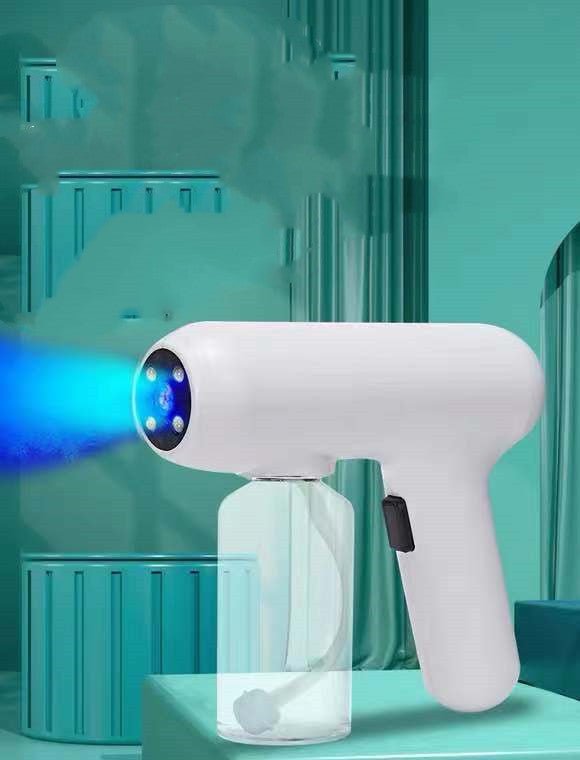 Electric Sanitizer Sprayer Handheld Blue Light Nano Steam Disinfection Spray Gun Home Car Wireless USB Humidifier Atomizer - Starttech Online Market