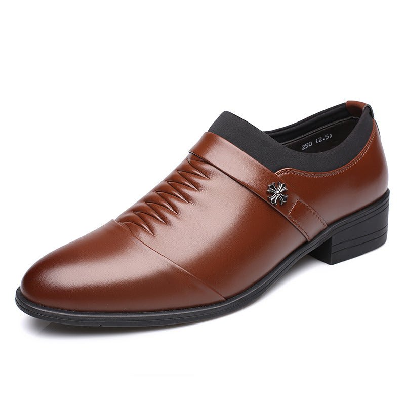 Fashion formal business men's leather shoes - Starttech Online Market