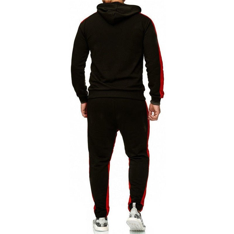 Fashion New Arrival Sporting Suit Men Hoodies Sportswear Casual Sweatshirt+Sweatpants+tees 3 Pieces Sets Tracksuit Men Suits Set - Starttech Online Market