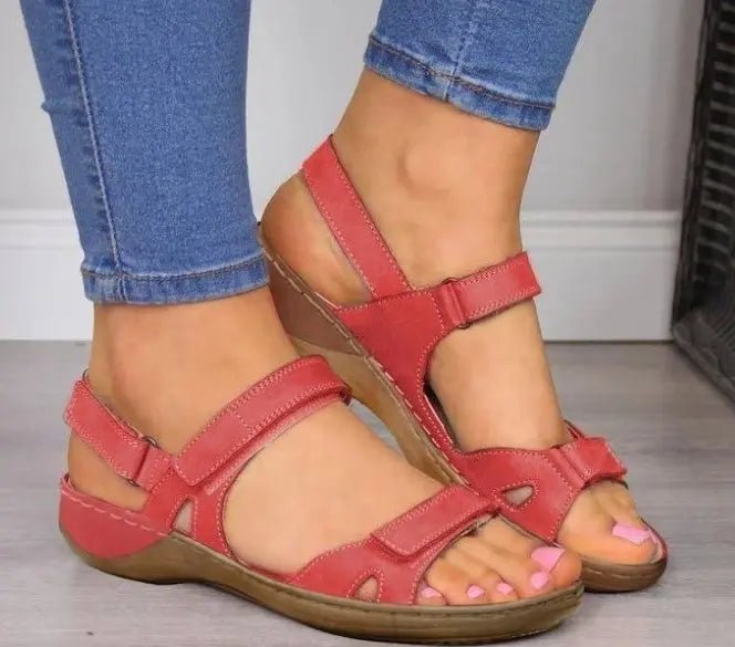 Flat Toe Velcro Casual Sandals - Starttech Online Market