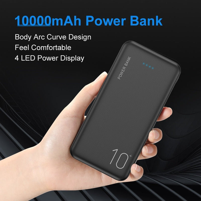 FLOVEME Power Bank 10000mAh Portable Charger For Samsung Xiaomi mi Mobile External Battery Powerbank 10000 mAh Poverbank Phone - Starttech Online Market