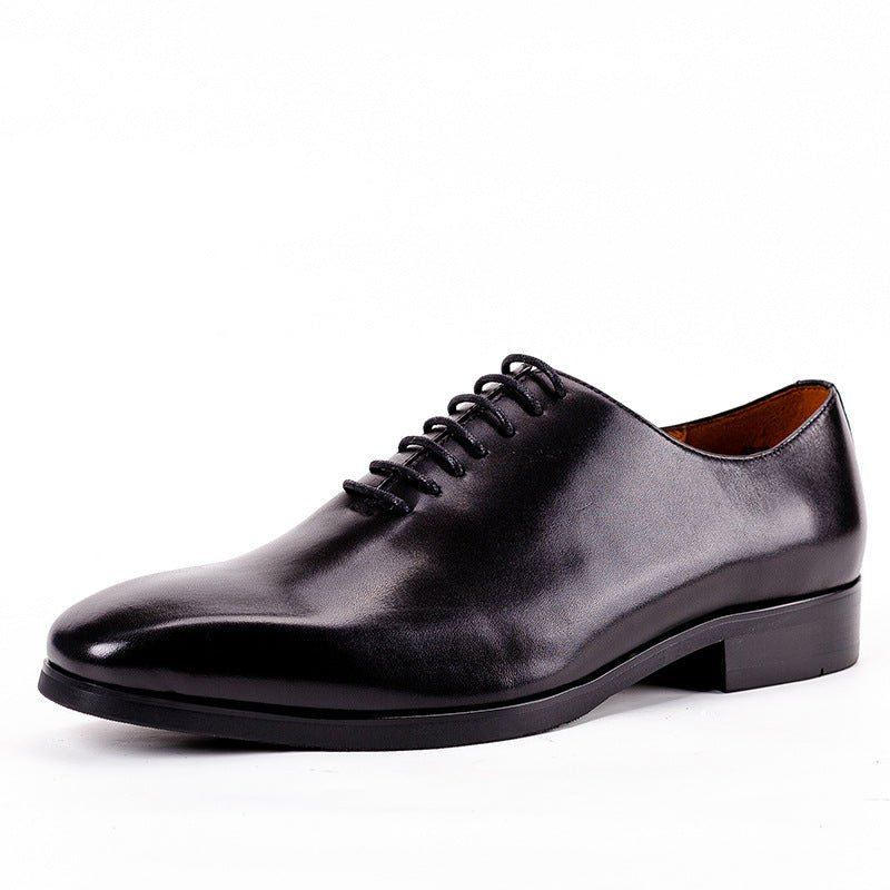 Formal Business Leather Shoes Men's Leather Black Pointed Toe Oxford - Starttech Online Market