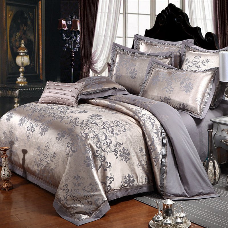 Four-piece satin jacquard set - Starttech Online Market