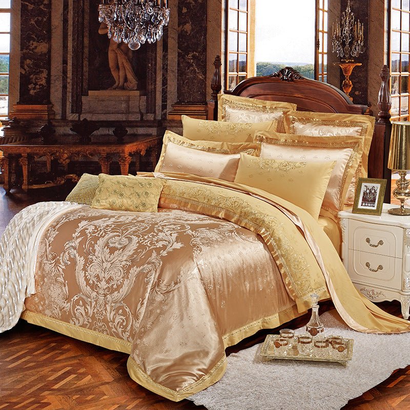 Four-piece satin jacquard set - Starttech Online Market