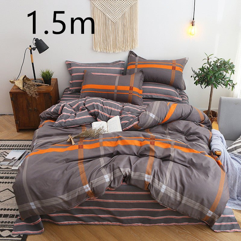 Four-piece set of net red aloe cotton bedding - Starttech Online Market