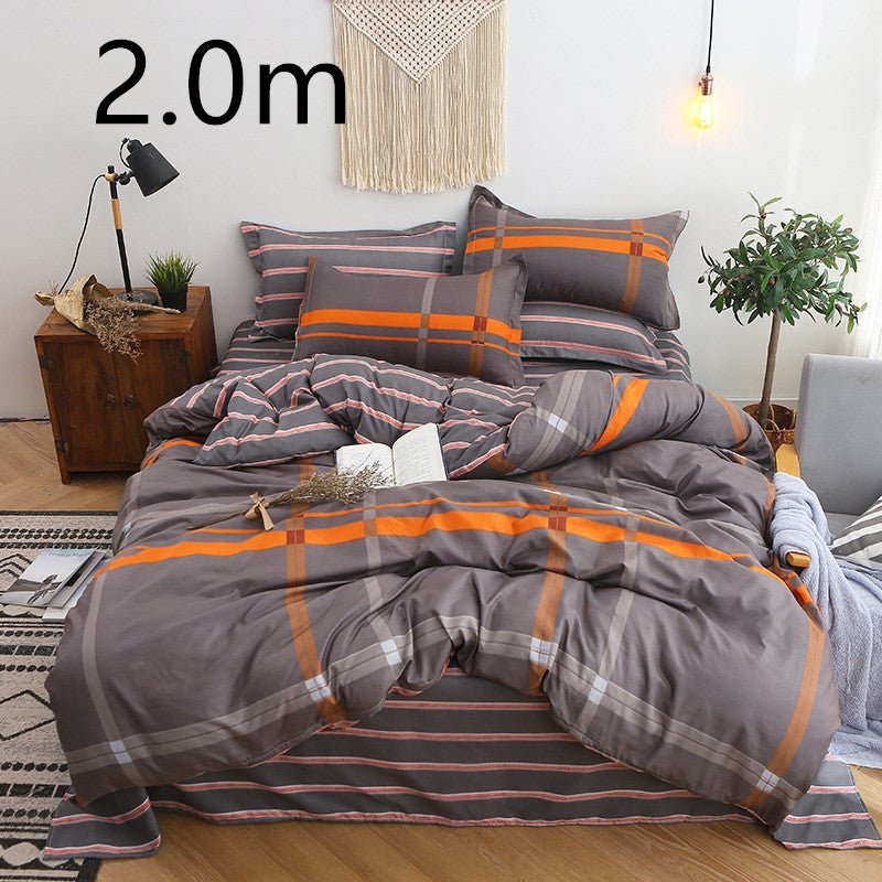 Four-piece set of net red aloe cotton bedding - Starttech Online Market