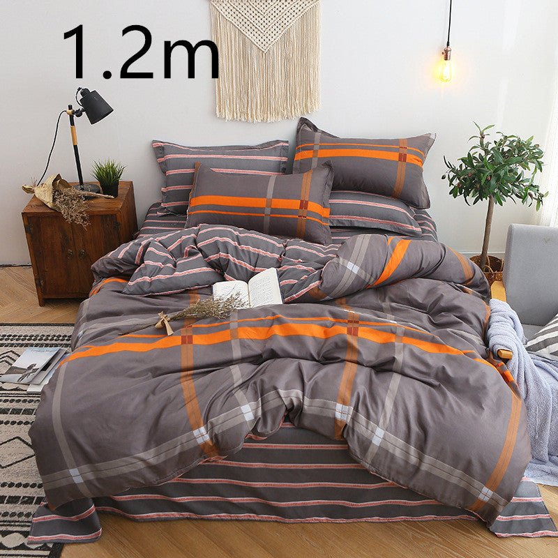 Four-piece set of net red aloe cotton bedding - Starttech Online Market