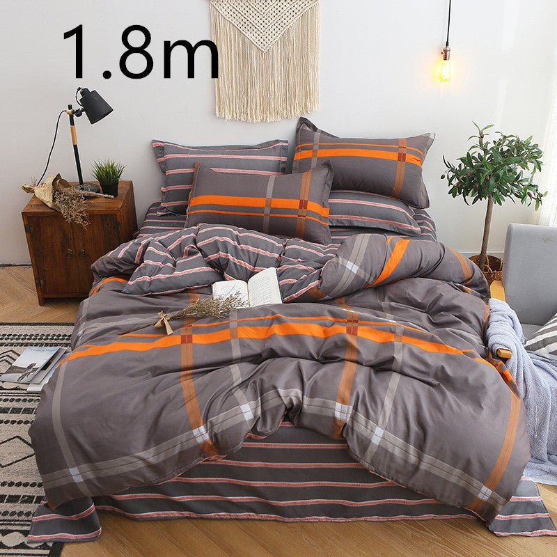 Four-piece set of net red aloe cotton bedding - Starttech Online Market